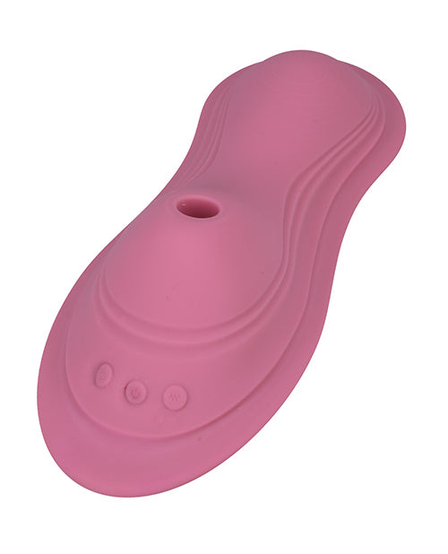 iRide Pleasure Seat Suck Stimulator Rechargeable w/Wireless Remote - Dusty Pink