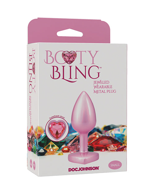 Booty Bling Jeweled Metal Plug - Pink