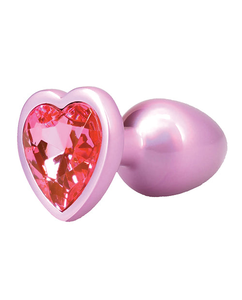 Booty Bling Jeweled Metal Plug - Pink