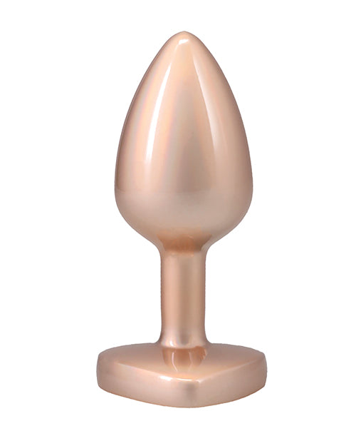Booty Bling Jeweled Metal Plug - Gold