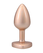 Booty Bling Jeweled Metal Plug - Gold