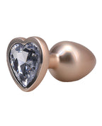 Booty Bling Jeweled Metal Plug - Gold