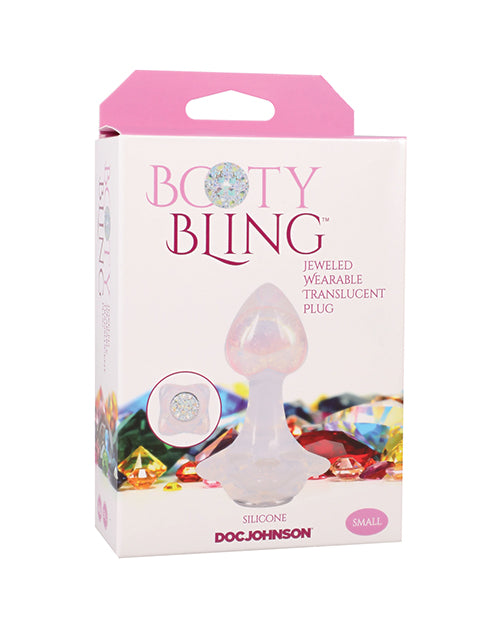 Booty Bling Jeweled Wearable Translucent Silicone Plug