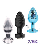 Dr. Tush' Venture Collection Anal Plug Set - Glass, Metal, Silicone