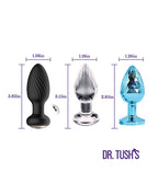 Dr. Tush' Venture Collection Anal Plug Set - Glass, Metal, Silicone