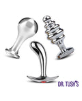 Dr. Tush' Tools of Temptation Anal Plug Set - Metal