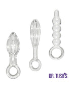 Dr. Tush' Halo of Pleasure Collection Anal Plug Set - Glass