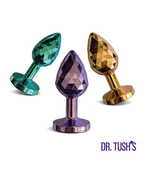 Dr. Tush' Dragon Pearls Collection Anal Plug Set - Metal