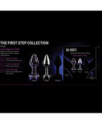 Dr. Tush' First Step Collection Anal Plug Set - Glass, Metal, Silicone