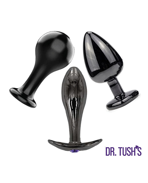 Dr. Tush' Bad Decisions Collection Anal Plug Set - Metal