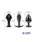Dr. Tush' Bad Decisions Collection Anal Plug Set - Metal