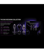 Dr. Tush' Bad Decisions Collection Anal Plug Set - Metal