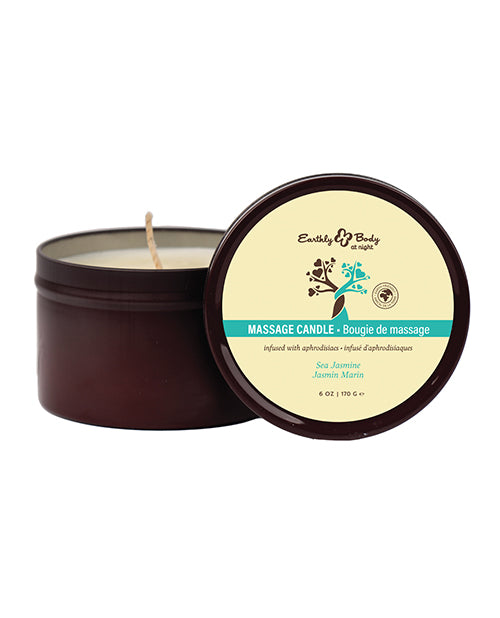 Earthly Body at Night Candle - Sea Jasmine