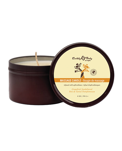 Earthly Body at Night Candle - Grapefruit Sandalwood