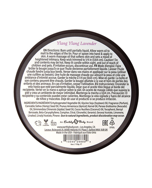 Earthly Body at Night Candle - Ylang Ylang Lavender