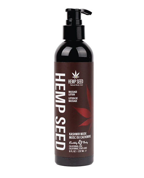 Earthly Body Hemp Seed Massage Lotion - Kashmir Musk