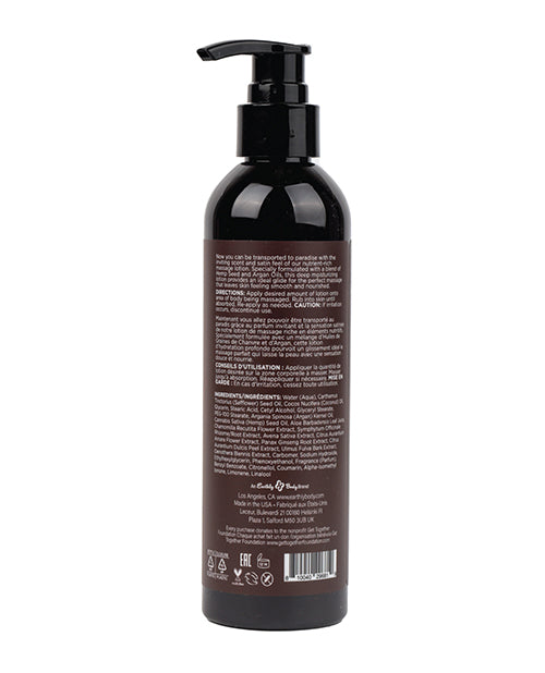Earthly Body Hemp Seed Massage Lotion - Kashmir Musk