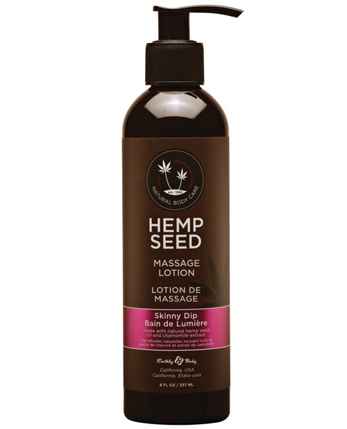 Earthly Body Hemp Seed Massage Lotion - Skinny Dip