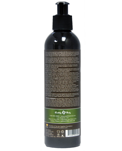Earthly Body Hemp Seed Massage Lotion - Naked in the Woods
