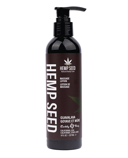 Earthly Body Hemp Seed Massage Lotion - Guavalava