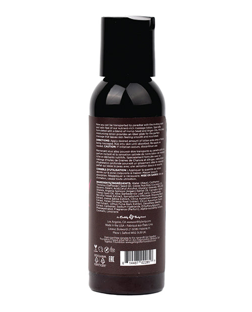Earthly Body Hemp Seed Massage Lotion - Skinny Dip