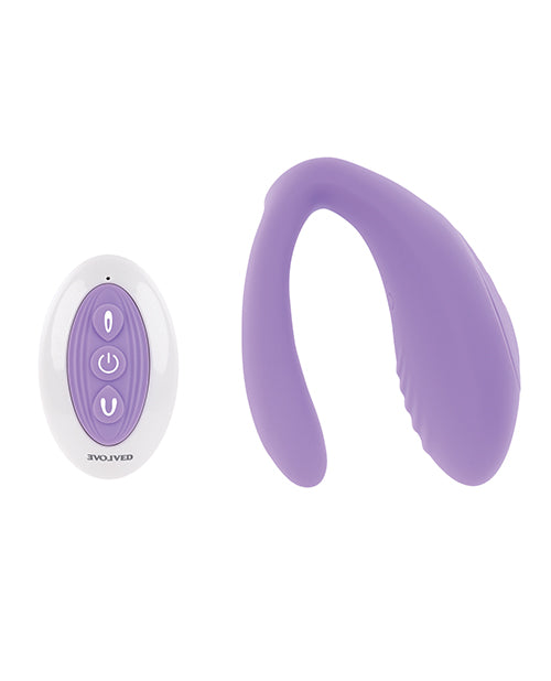 Evolved Tickler Mini Vibe w/Remote - Purple