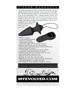 Evolved Plug & Play Remote Anal Plug - Black