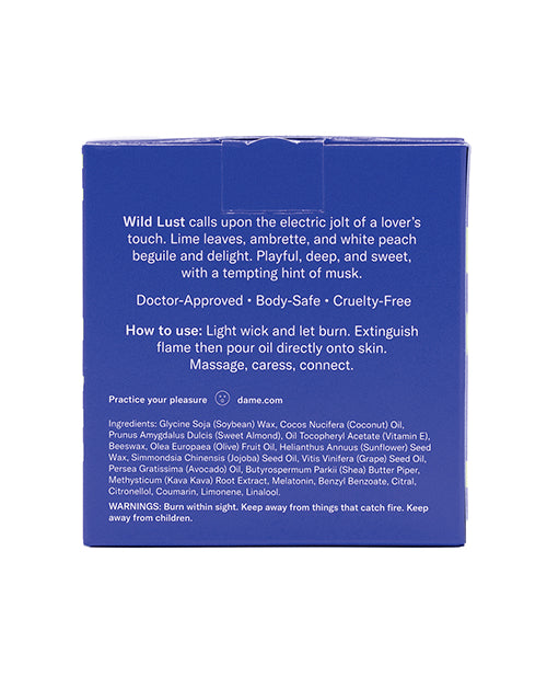 Dame Massage Oil Candle - Wild Lust