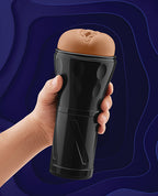 Forto Model V - 20 Hard - Side Vagina Masturbator - Tan