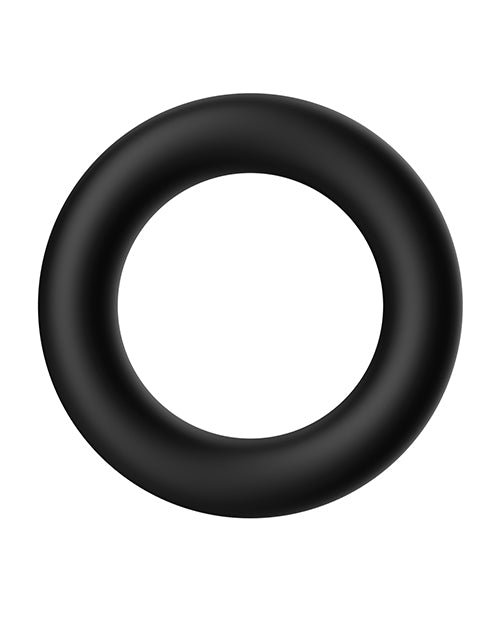 Forto Trio Cock Ring Set - Black