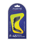 Forto Textured Bridge Cock Sling - Black