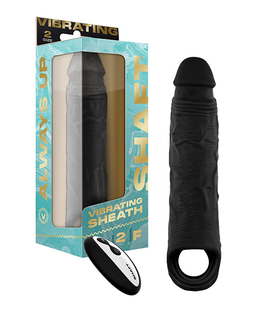 Shaft Vibrating Sheath Size 2 - Black