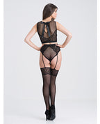 Fifty Shades of Grey Captivate Lacy Bra Set Black