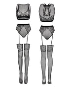 Fifty Shades of Grey Captivate Lacy Bra Set Black