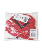 Temptress Calliope Striped Sheer Floral Lace Zippered Teddy - Coral