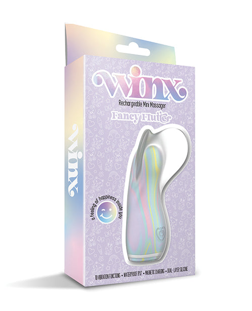 WINX Fancy Flutter Squishy Silicone Vibrator - Multi - Color
