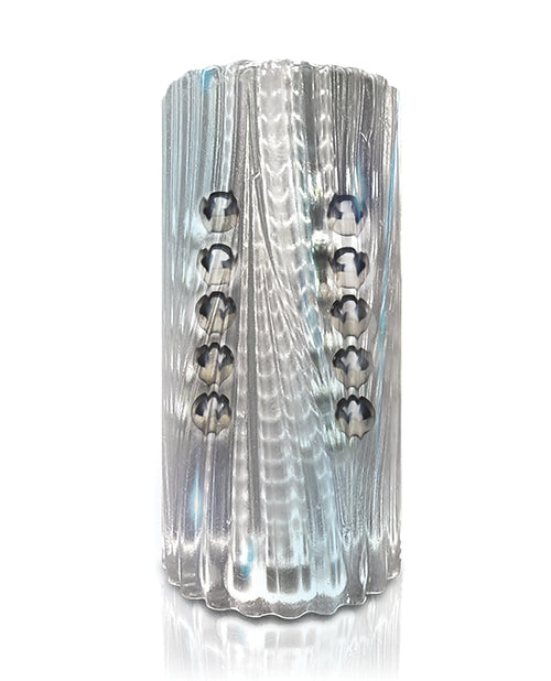 MSTR B8 Balls to the Wall Clear - View Beaded Stroker - Clear