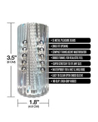 MSTR B8 Balls to the Wall Clear - View Beaded Stroker - Clear