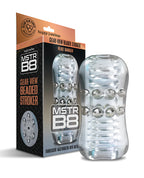 MSTR B8 Head Banger Beaded Clear - View Stroker - Clear
