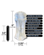 MSTR B8 Squeeze Box Vibrating Pussy Pack - Kit of 5 Clear