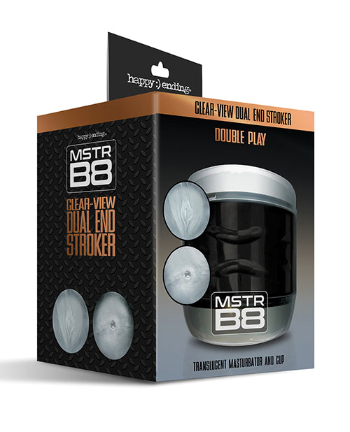 MSTR B8 Double Play Clear - View Dual Ended Stroker