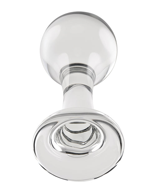Gender X The Baller Glass Plug - Clear