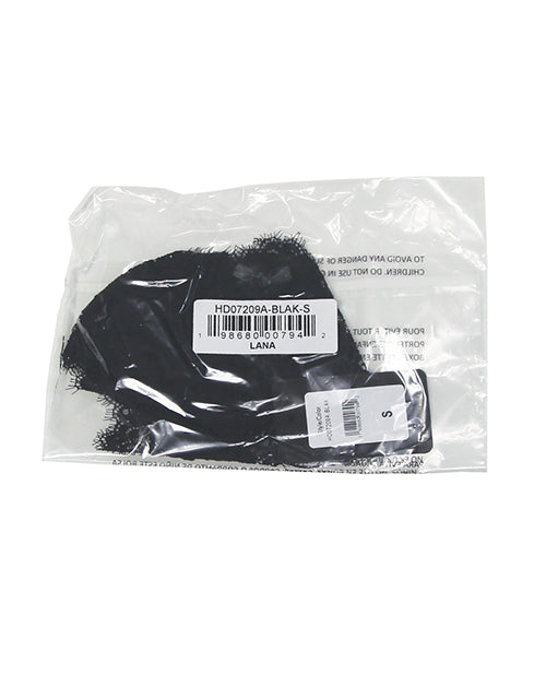 Lana Sheer Lace V - Thong - Black