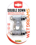 Wet Dreams Double Down Vibrating Cockring w/Bullet