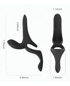 Pleasure Pivot App - Controlled Couples Vibrators - Black