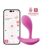 Oly 2 Pressure Sensing App - Enabled Wearable Clit & G Spot Vibrator - Pink