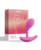 Oly 2 Pressure Sensing App - Enabled Wearable Clit & G Spot Vibrator - Pink