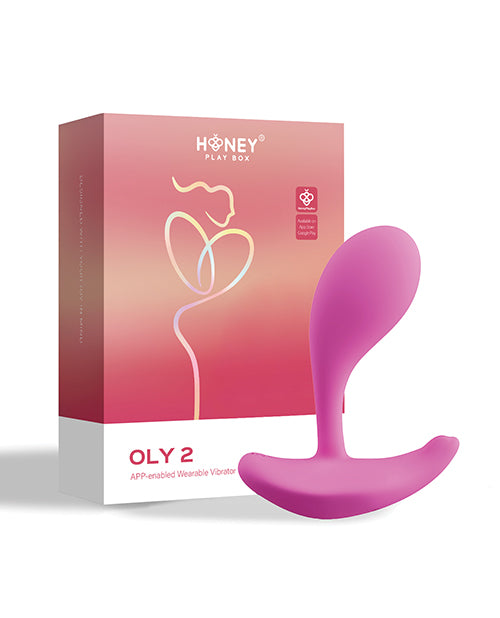 Oly 2 Pressure Sensing App - Enabled Wearable Clit & G Spot Vibrator - Pink