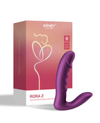 RORA 2 Pressure Sensing App - Controlled Rotating G - Spot Vibrator & Clitoral Stimulator - Purple