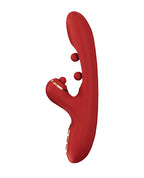 Tickler Wiggling G - Spot Vibrator & Tapping Clitoral Stimulator - Red